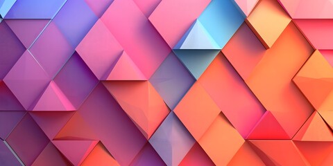 Geometric gradient backdrop layered design textured geometric background design with layers of textured material triangle squares shapes in random geometric panoramic polygonal wallpaper 