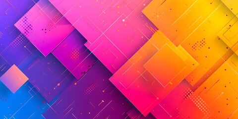 Geometric gradient backdrop layered design textured geometric background design with layers of textured material triangle squares shapes in random geometric panoramic polygonal wallpaper 