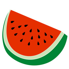 watermelon vector illustration