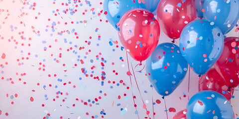 Festive Celebration" / "Party Balloons and Confetti"