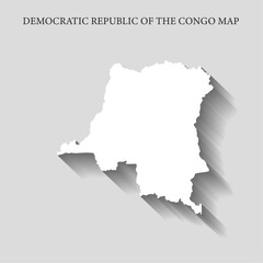 Simple and Minimalist region map of Congo
