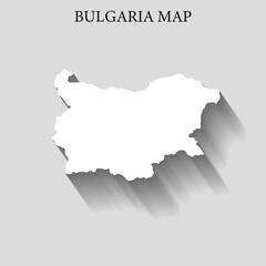 Simple and Minimalist region map of Bulgaria