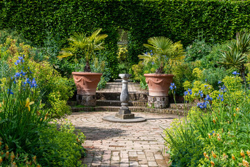 sundial in the garden