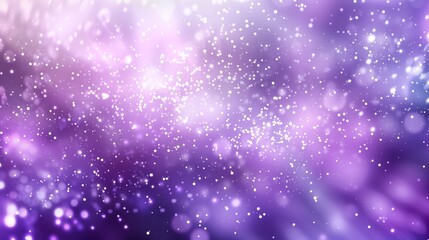 Fototapeta premium A luminous purple and silver background with sparkles.