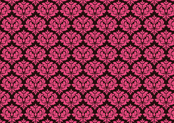 damask pattern seamkess background