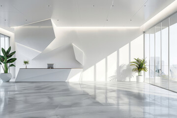 Obraz premium Empty hall of modern architectures&nbsp; 