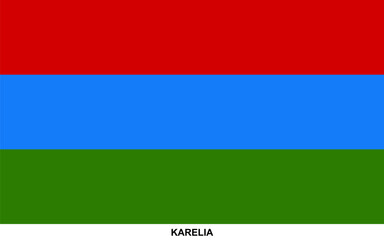 Flag of KARELIA, KARELIA national flag