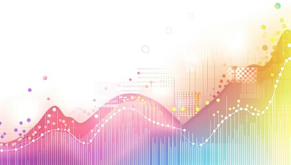 Obraz premium Futuristic Stock Market Analysis.