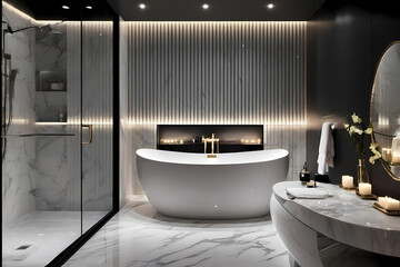 Modern bathroom and toilet design