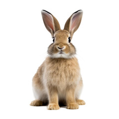 Obraz premium isolated white background of rabbit