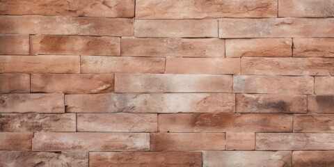 Orange and beige brown brick wall concrete or stone texture