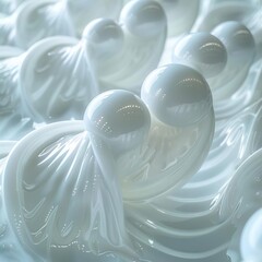 An alien civilization's attempt at creating artificial life using 3D printing technology.