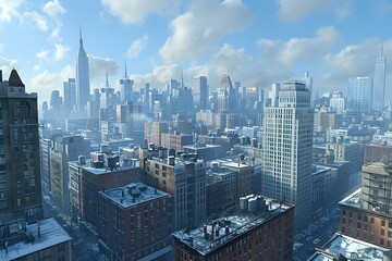 Obraz premium New York City Skyline