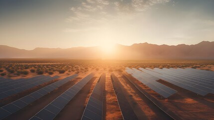 Desert Solar Power - Powered by Adobe