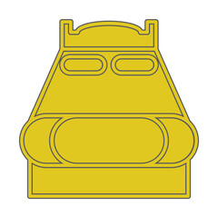 Double Bed Icon Design