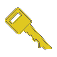 Door Key Icon Design