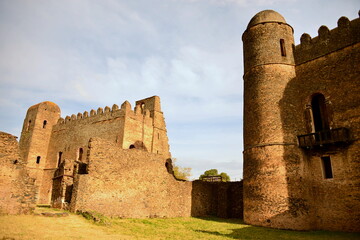 ETHIOPIA,GONDAR, Fasilides Castle, Imperial City of Gondar