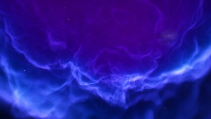Space background. Nice clean colorful nebula with star field. 3D rendering
