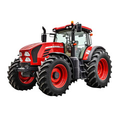 Obraz premium isolated white background of tractor