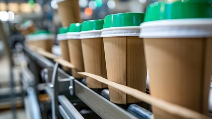 Eco-Friendly Product Packaging on a Production Line: A Company's Sustainability Initiative