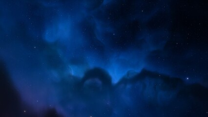 Fototapeta premium Universe filled with stars, nebula and galaxy 