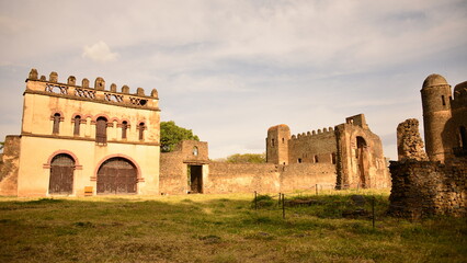 ETHIOPIA,GONDAR, Fasilides Castle, Imperial City of Gondar