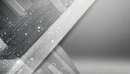 Technology banner; light painting; digital hologram; lines background