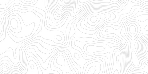 Abstract wavy topographic map. Abstract wavy and curved lines background. Abstract geometric topographic contour map background.
