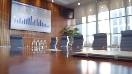Impressive Business Growth Showcased in Corporate Boardroom Presentation