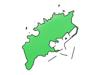少しゆるい舳倉島地図 石川県 離島