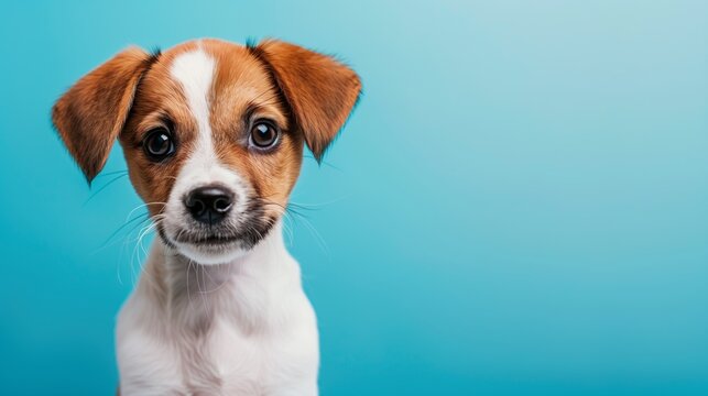 Portrait of a cute dog