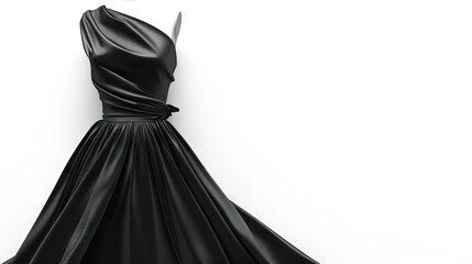 Naklejka premium black dressmaker´s model on white background