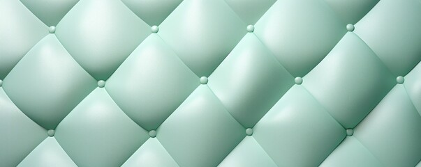 Seamless light pastel diamond tufted upholstery background texture elegant luxury backdrop