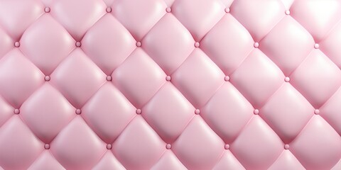 Seamless light pastel diamond tufted upholstery background texture elegant luxury backdrop