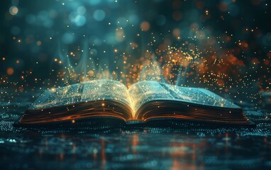 Unlocked Tome Unleash the mysteries within, embracing knowledge and discovery, representation of limitless possibilities.
