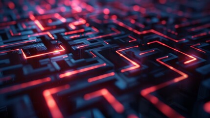 Fototapeta premium Navigating the complexities of fraud detection, Stay vigilant against potential threats, Fraud warning, Stay alert, Secure, Safeguard, Alert, Shield, Preserve Idea, modern backdrop