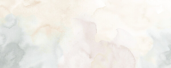 Abstract horizontal background designed with watercolor stains