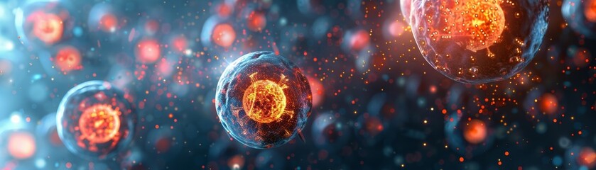 An interactive display at a health expo demonstrating how leukemia cells and cholesterol interact through the use of augmented reality technology.