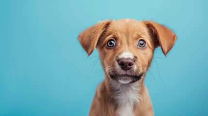 Portrait of a cute dog