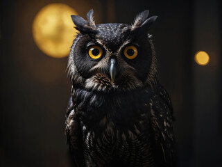 Night owl on Halloween