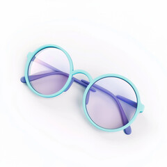 Fototapeta premium glasses icon in 3D style on a white background