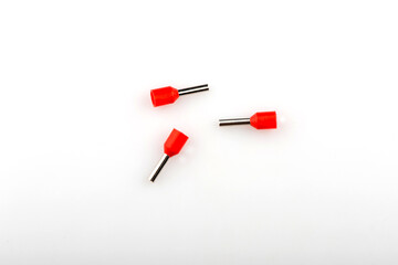 cable lugs isolated on white background