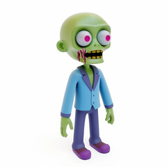 zombie icon in 3D style on a white background