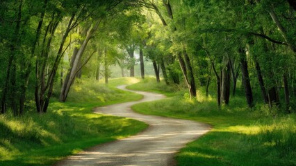 path in the woods
