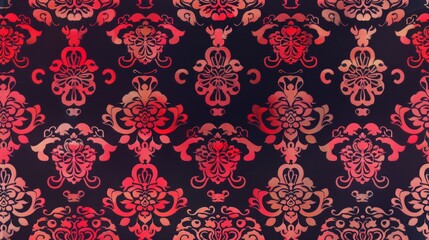 Fototapeta premium seamless floral pattern, tiled texture
