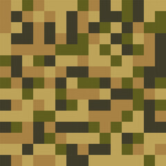 Abstract pixel background mosaic made of small squares.