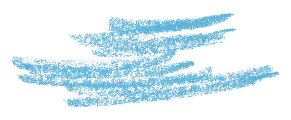 light blue pencil strokes isolated on transparent background