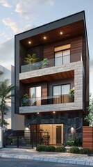 Modern Residential Building with Luxurious Amenities