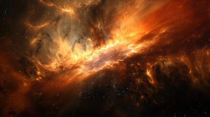 Fototapeta premium Cosmos background with stardust, nebula and stars. Galaxy backdrop. Infinite universe, milky way