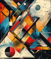 Geometric Abstract Painting